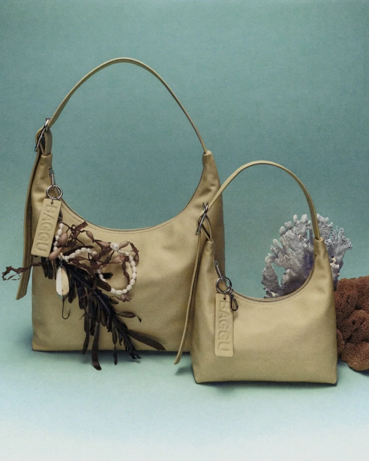 amerge. アメルジュ 2025 summer bag New Baggu Summer 2025 Collection – Recycled Leather — EXTRA